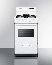 20" Wide Gas Range